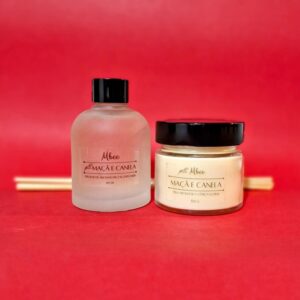 Kit Difusor e Vela aromática | Maçã e Canela